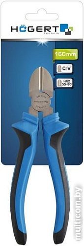 Кусачки боковые (бокорезы) Hogert Technik HT1P012