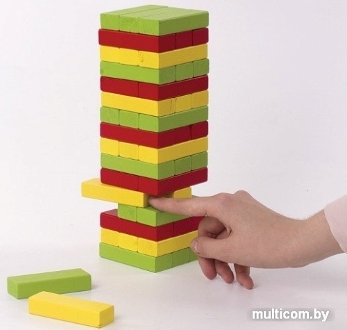 Настольная игра Золотая сказка Цветная башня 662295