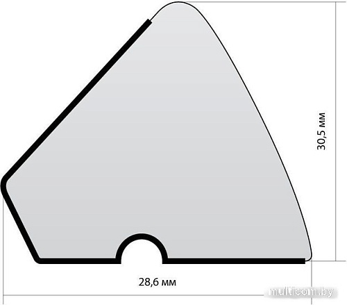 Профиль резиновый Weekend Speed Ball U-118 70.026.57.2