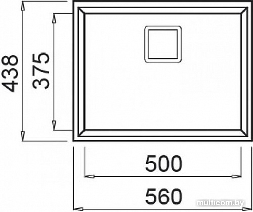 Кухонная мойка Elleci Karisma 105 Undermount Bianco Titano 68