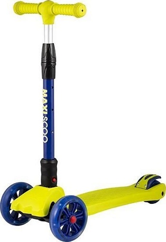 Трехколесный самокат Maxiscoo Junior Delux MSC-J072003D (салатовый)