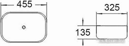 Умывальник Mexen Rita MEX-21084501