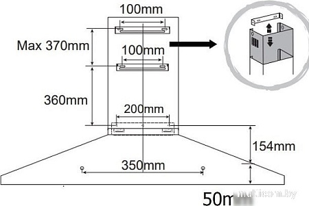 Кухонная вытяжка Evelux Favorite 60 X