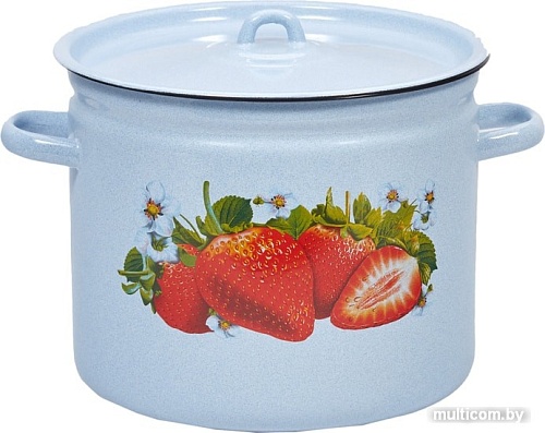 Кастрюля Лысьвенские эмали Сочная клубника С-1621/4Рб