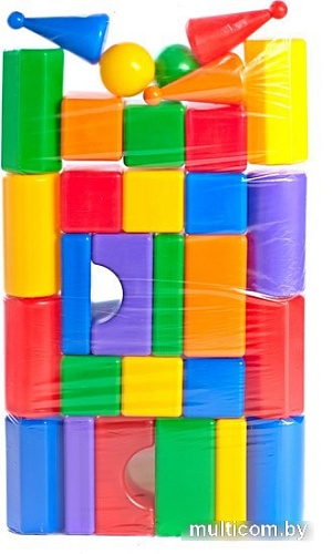 Кубики Строим вместе счастливое детство Строительный набор Стена-2 5247