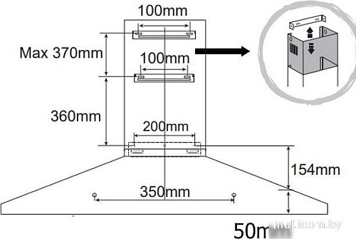Кухонная вытяжка Evelux Favorite 60 X