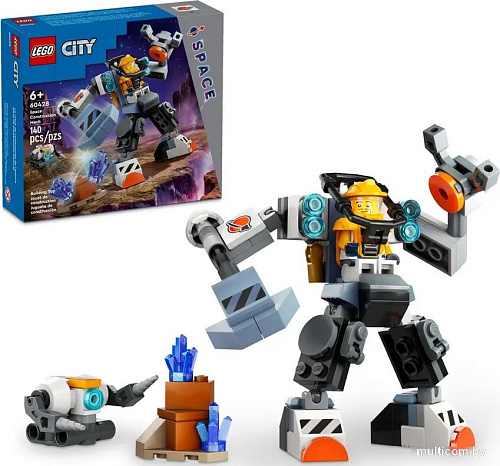 Конструктор LEGO City 60428 Космический Строительный Мех