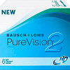 Контактные линзы Bausch &amp; Lomb Pure Vision 2 HD -2 дптр 8.6 мм