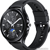 Умные часы Xiaomi Watch 2 Pro LTE (черный, с черным силиконовым ремешком, международная версия)