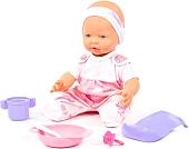 Пупс Полесье Веселый с соской и набором для кормления 86754