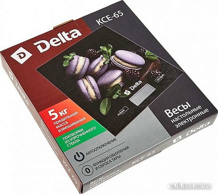 Кухонные весы Delta KCE-65 (ягодные макарони)