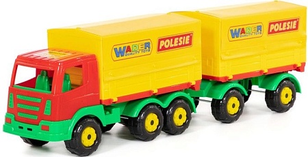 Полесье Престиж автомобиль бортовой тентовый с прицепом 44174