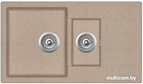 Кухонная мойка ZorG ECO 4 (бежевый)