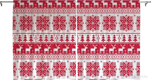 JoyArty Новогодний узор p_50946 (145x180)