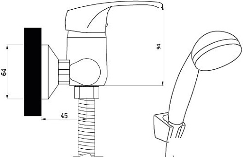 Смеситель Славен Р40