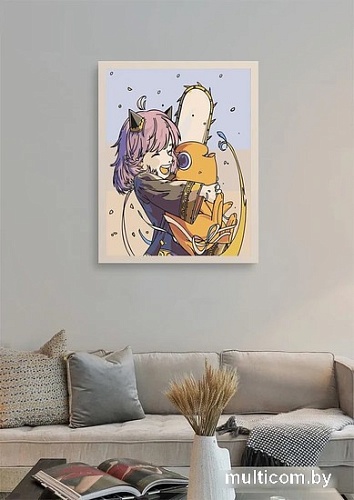 Картина по номерам PaintLine Аня и Почита 2037367255635