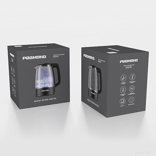 Электрический чайник Redmond (Редмонд) KG270 (черный)