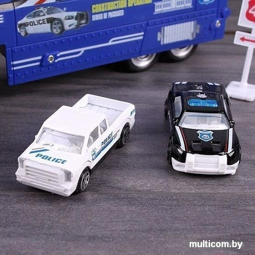 Игрушечный транспорт Darvish Трейлер полицейский DV-T-1697