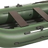 Гребная лодка Лоцман Турист ЛТ-300 ВНД (зеленый)