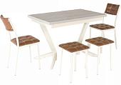 Обеденная группа AMC К5.2С342 (слоновая кость/терракот/сосна кастина)