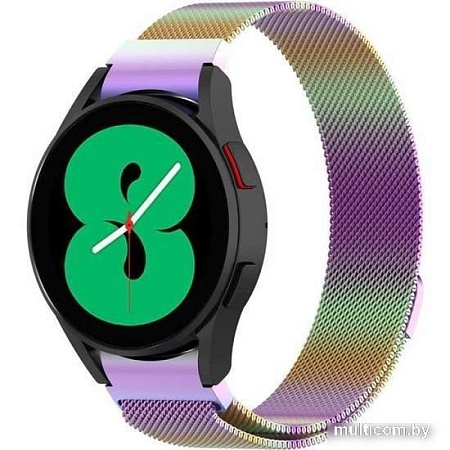 Браслет Rumi Milanese loop металлический для Samsung Galaxy Watch4/5 (20 мм, хамелеон)