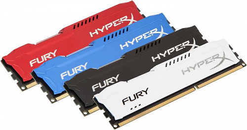 Оперативная память Kingston HyperX Fury White 2x4GB KIT DDR3 PC3-12800 (HX316C10FWK2/8)