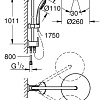 Душевая система Grohe Vitalio Joy 260 27357002