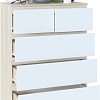 Комод Сокол Т-5Р (дуб сонома/белый)