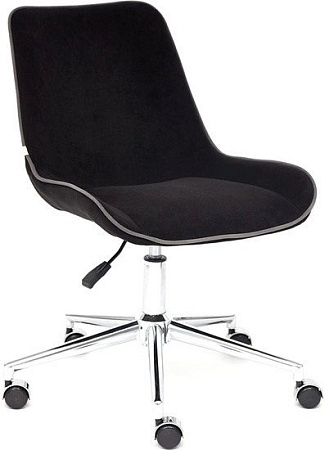 Кресло TetChair Style (флок, черный)