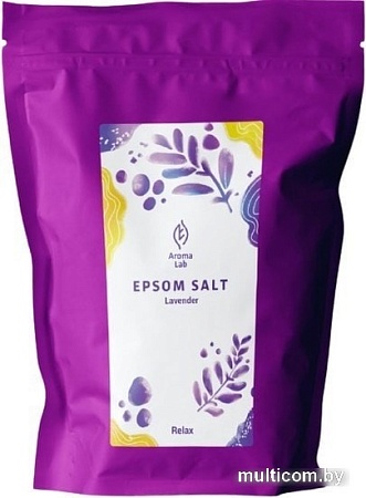 Косметика по уходу за телом Aroma Lab Соль Эпсома расслабляющая с лавандой Epsom Salt Relax 450 г