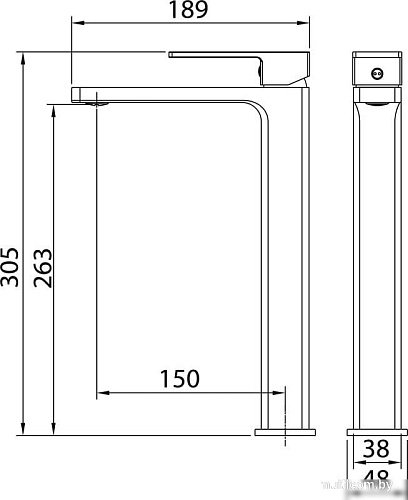 Смеситель Grossman Style 520.K35.05.320 (золото сатиновый)