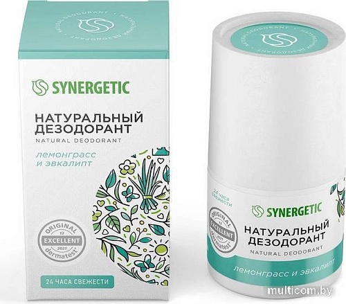Дезодорант шариковый Synergetic Лемонграсс - эвкалипт 50 мл
