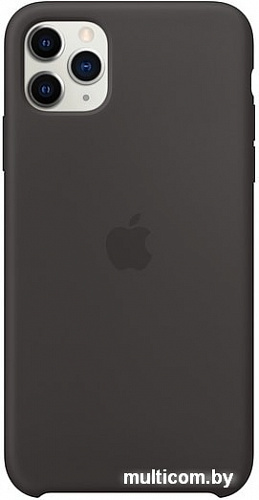 Чехол Apple Silicone Case для iPhone 11 Pro Max (черный)