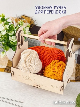 Органайзер для хранения Woody Держатель пряжи Петельки Тип 3 06244