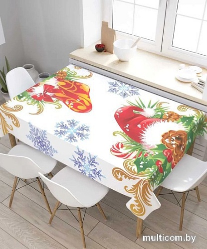 Скатерть JoyArty Новогоднее настроение tcox_20024_120x145