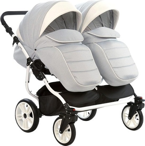 Универсальная коляска Indigo Duo (2 в 1, In 02, светло-серый)