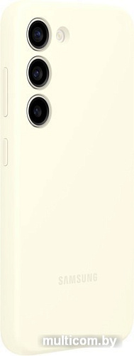 Чехол для телефона Samsung Silicone Case S23 (бежевый хлопок)