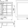 Кухонная мойка Granula 7802 (черный)