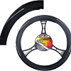 Оплетка на руль AVG 329BK 205138 (черный)