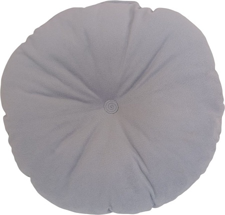 Декоративная подушка Sled Круглая 40x40x10 (серый)
