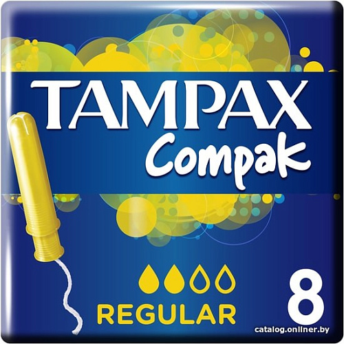 Тампоны с аппликатором Tampax Compak Regular с аппликатором (16 шт)