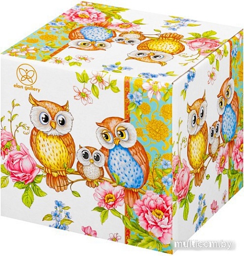 Сахарница Elan Gallery Совушки 420482