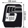 Лазерный нивелир Bosch GLL 3 X Professional [0601063CJ0]