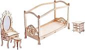 Мебель для кукольного домика Большой слон Спальня для больших кукол до 30 см М-008