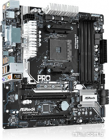 Материнская плата ASRock AB350M Pro4