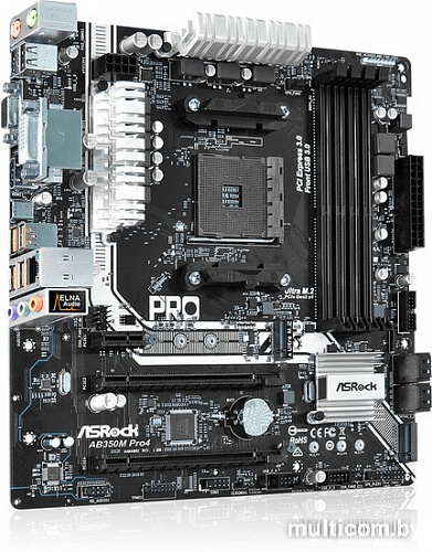 Материнская плата ASRock AB350M Pro4
