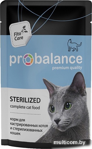 Корм для кошек Probalance Sterilized 85 г