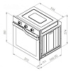 Электрический духовой шкаф Schtoff D 809 DT