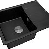 Кухонная мойка ZorG Rock 65 Premium black metallic