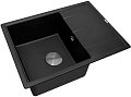 Кухонная мойка ZorG Rock 65 Premium black metallic